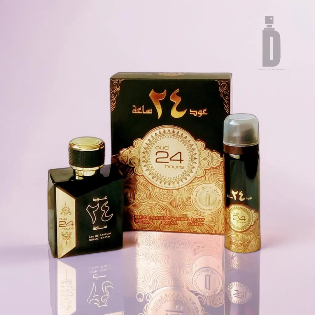 Oud 24 hours 100ml EDP & 50ml deodorant - Ard Al Zaafaran